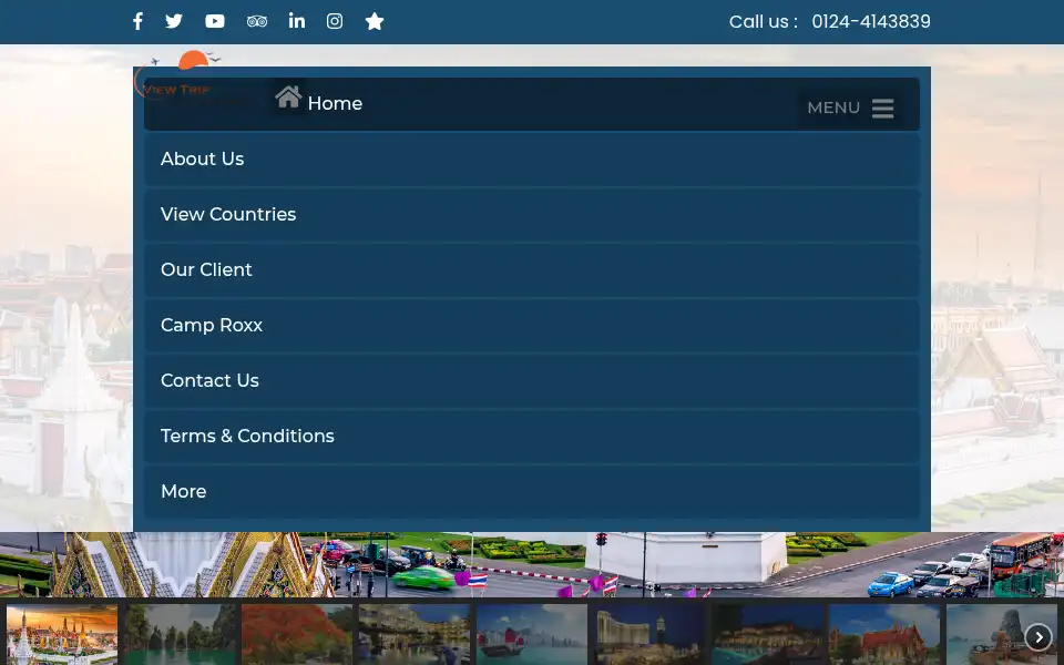 Screenshot of viewtripholiday.com