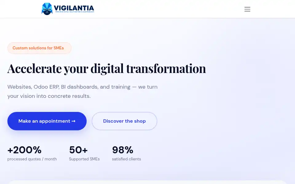 Screenshot of vigilantia.fr