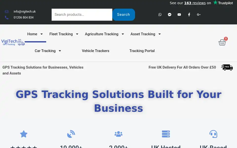 Screenshot of vigitech.uk