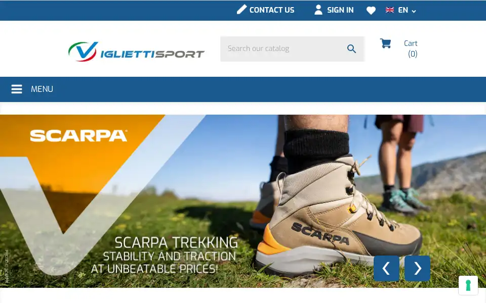 Screenshot of vigliettisport.com