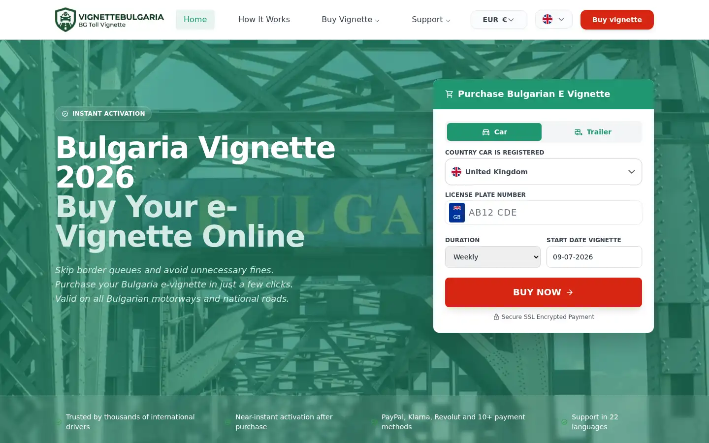 Screenshot of vignettebulgaria.com