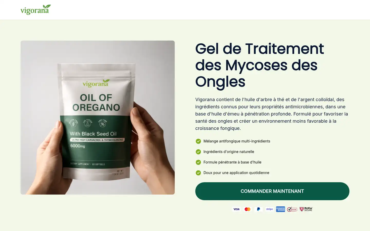Screenshot of vigorana.com