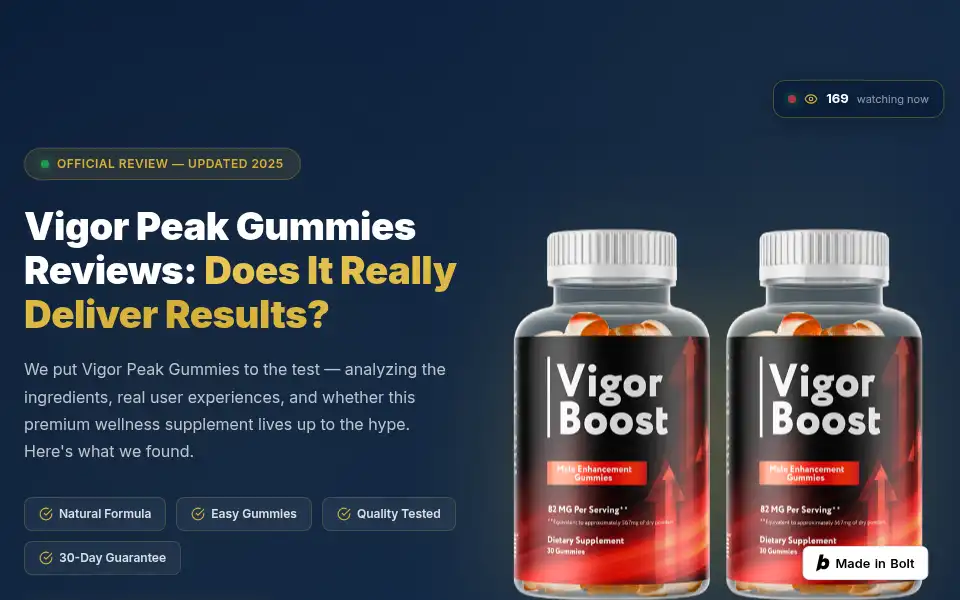 Screenshot of vigorpeak.bolt.host