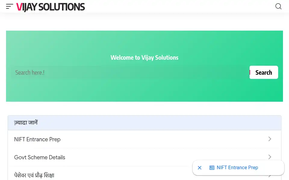 Screenshot of vijaysolution.com