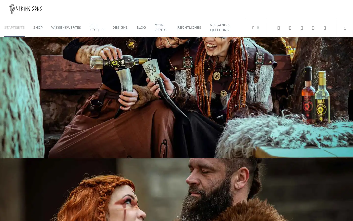 Screenshot of viking-sons.de
