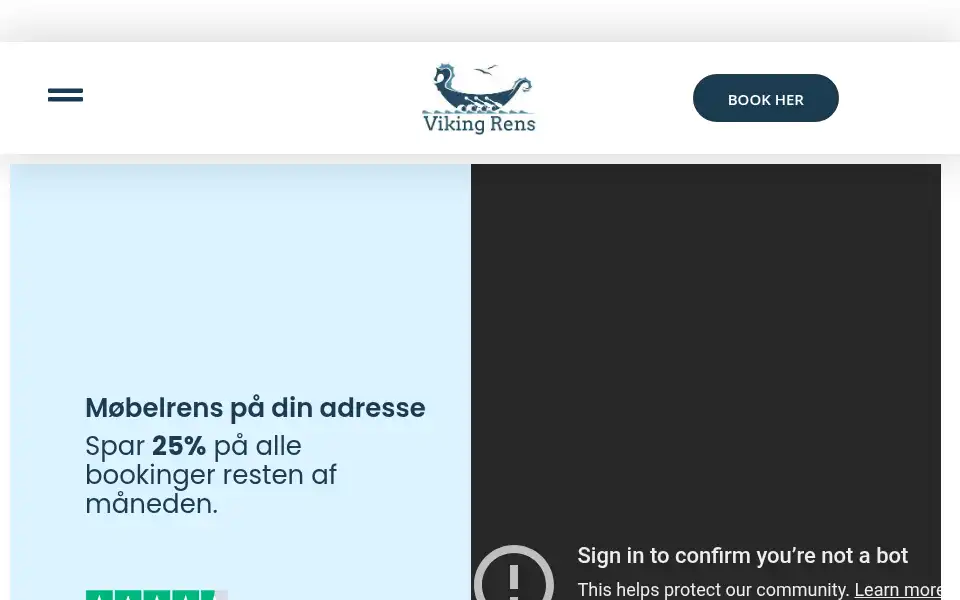 Screenshot of vikingrens.dk
