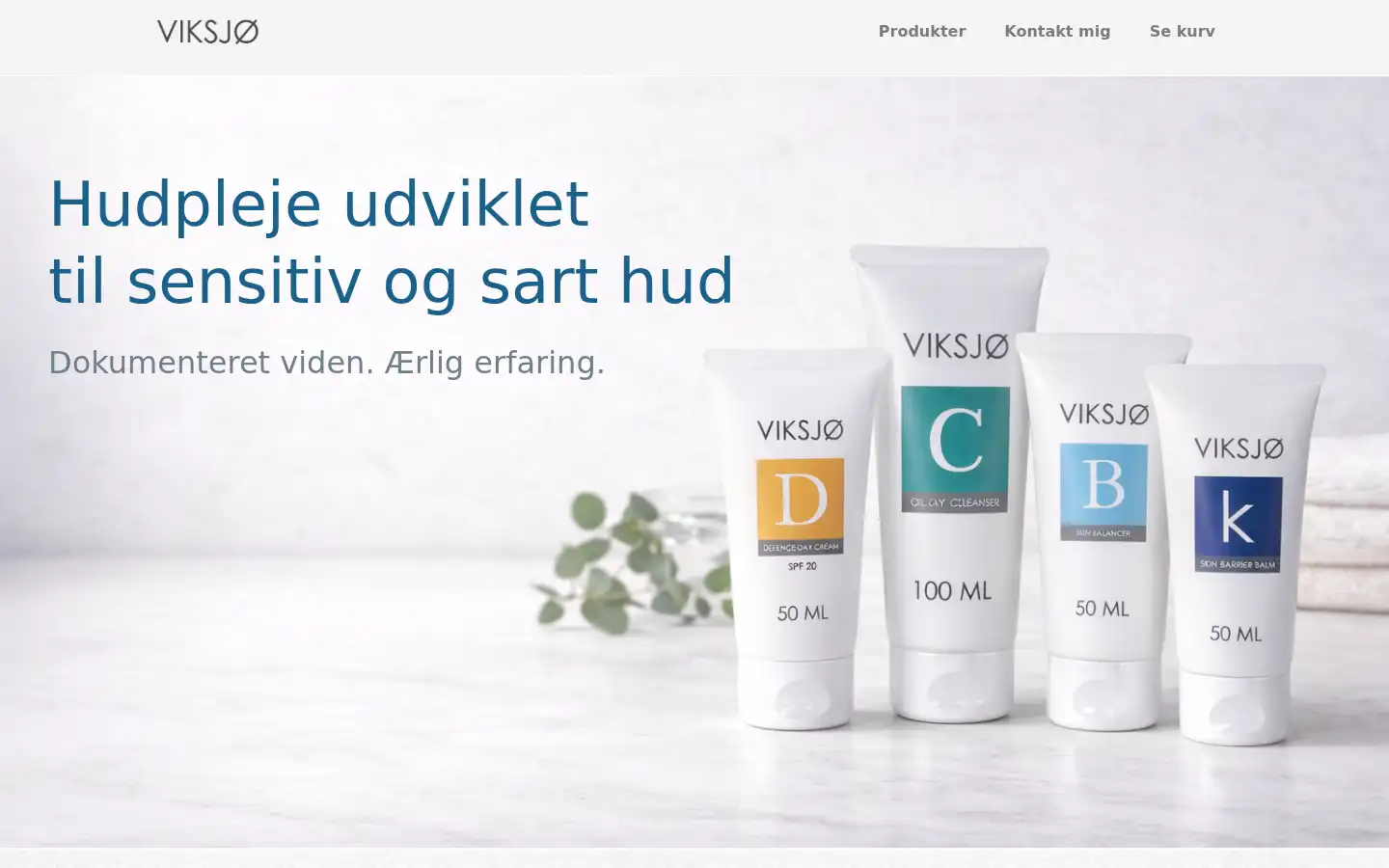 Screenshot of viksjo.dk