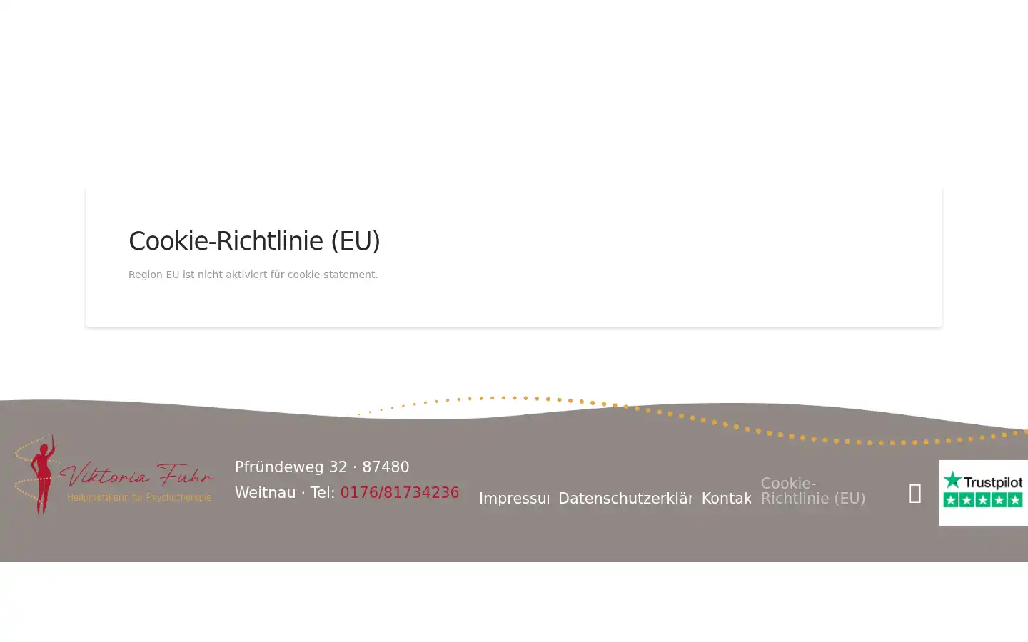 Screenshot of viktoria-fuhr.de