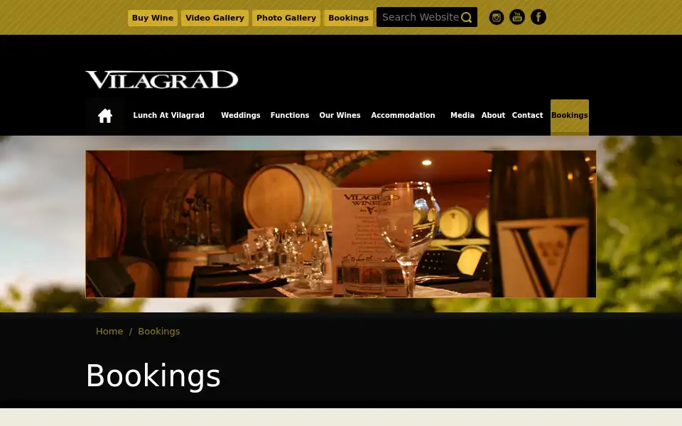 Screenshot of vilagradwines.co.nz