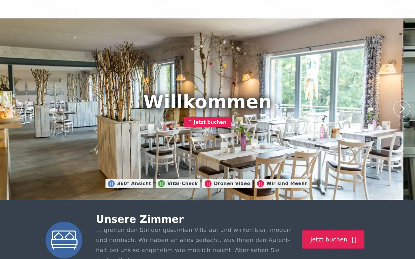 Screenshot of villa-meehr.de