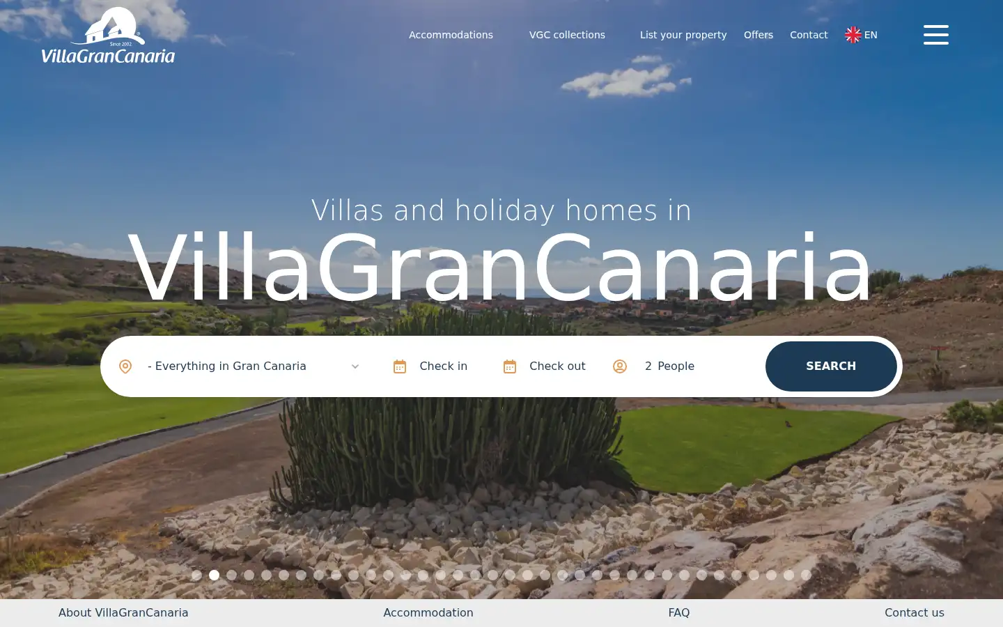 Screenshot of villagrancanaria.com