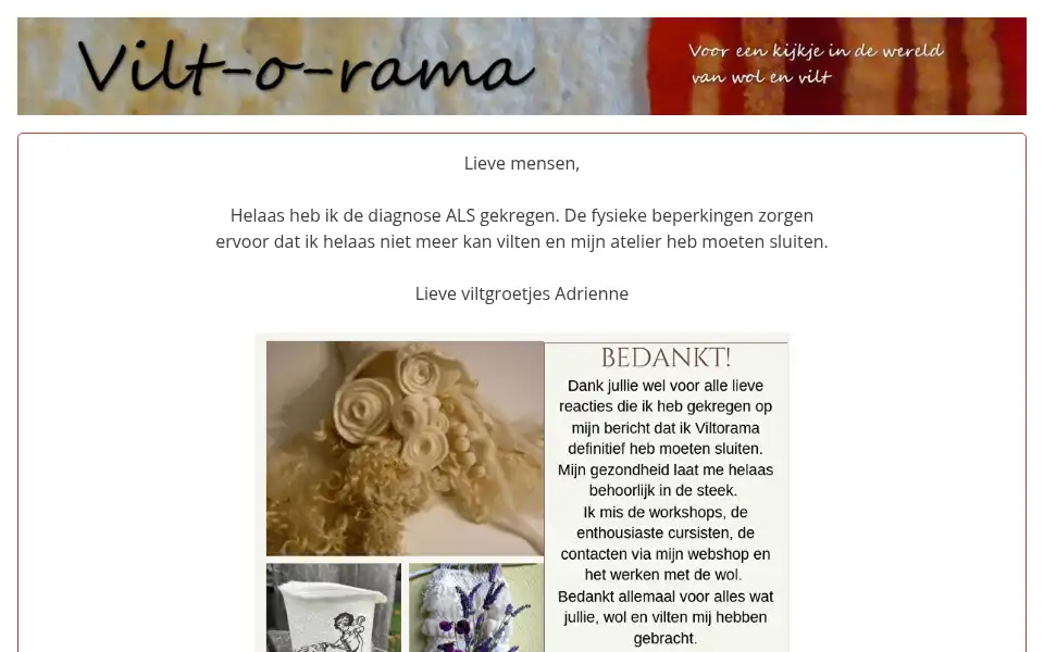 Screenshot of viltorama.nl