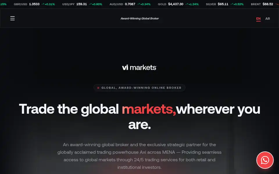 Screenshot of vimarkets.me