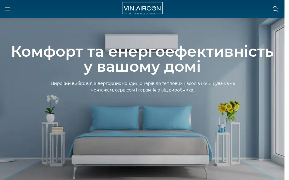 Screenshot of vinaircon.com