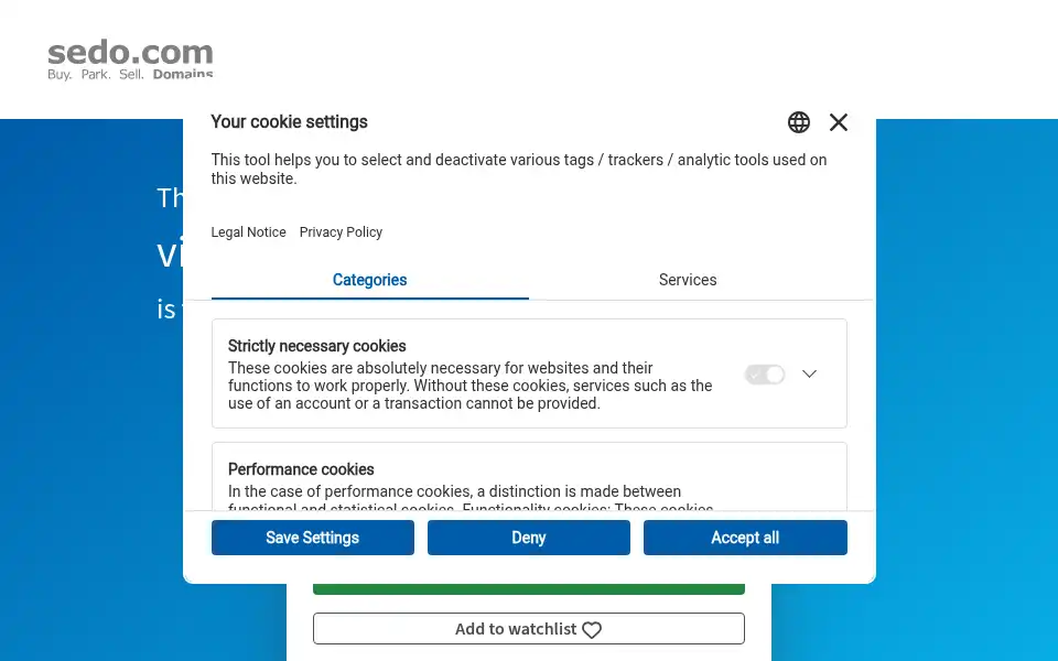 Screenshot of vinasistemas.eu