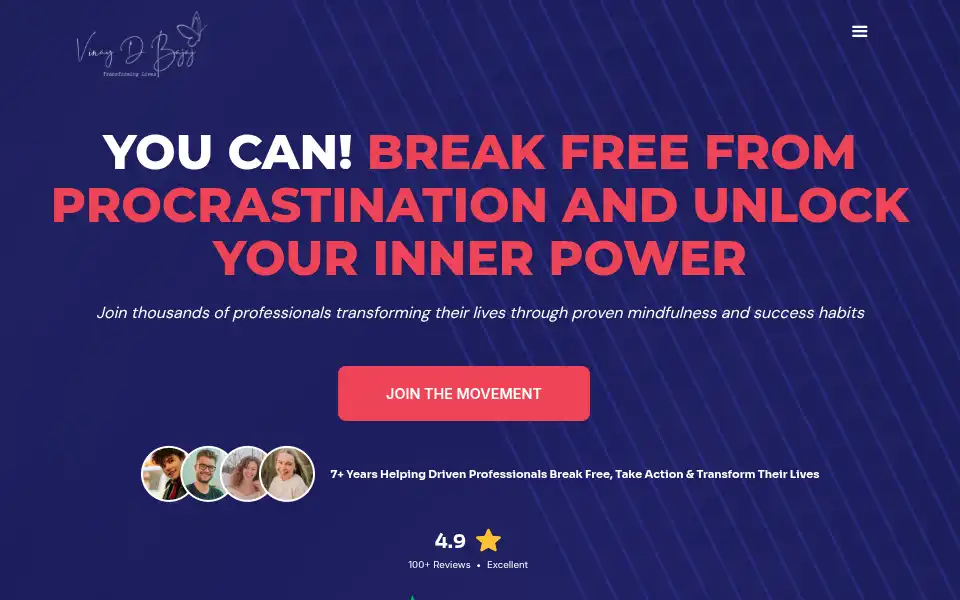 Screenshot of vinaydbajaj.com