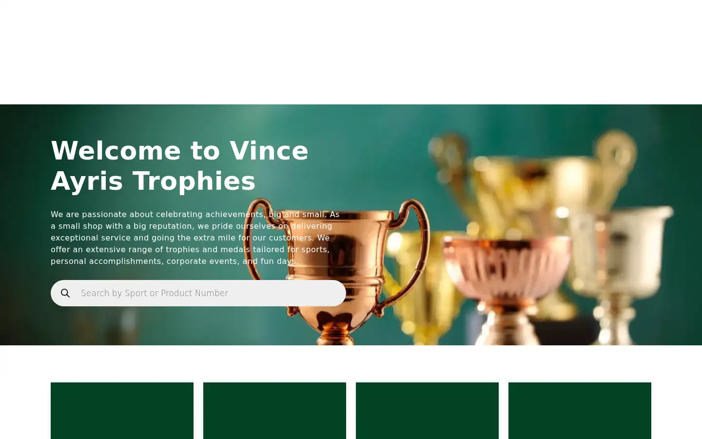 Screenshot of vinceayris.co.uk