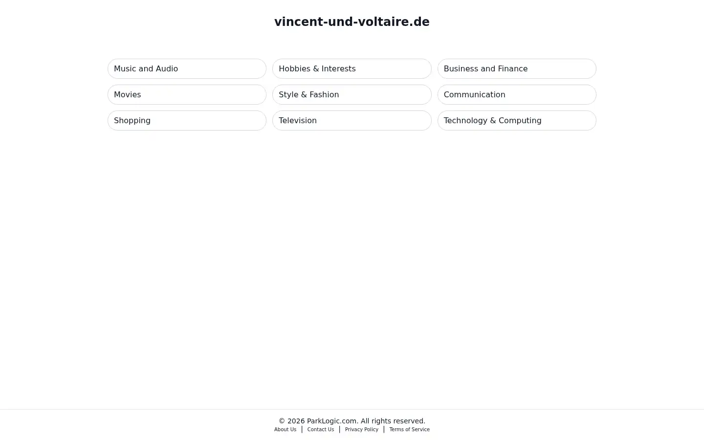 Screenshot of vincent-und-voltaire.de