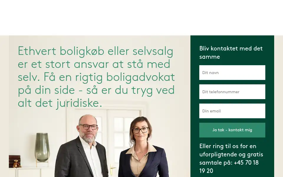 Screenshot of vindboligadvokater.dk