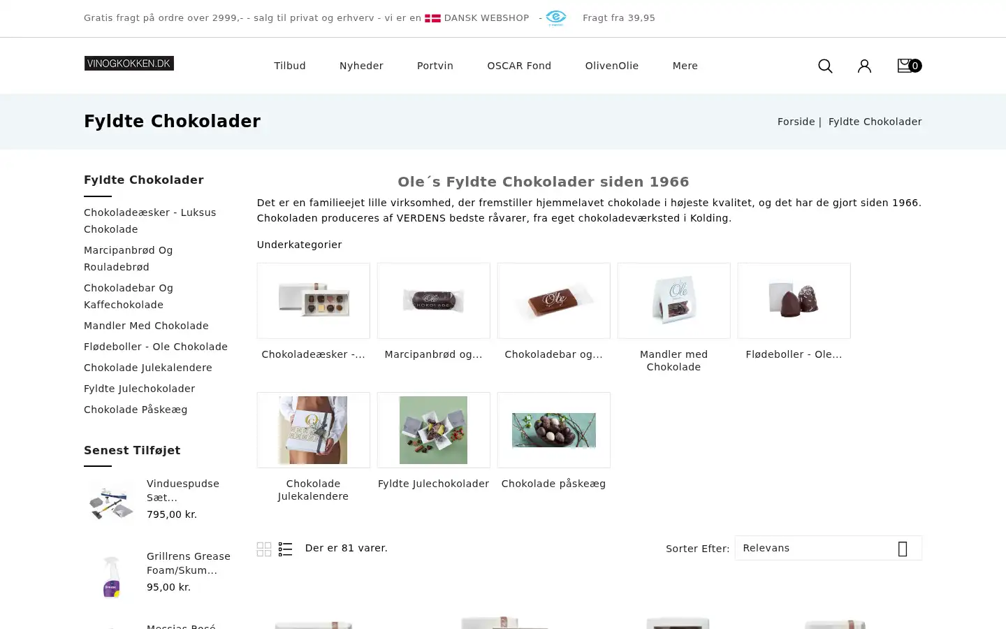 Screenshot of vinogkokken.dk