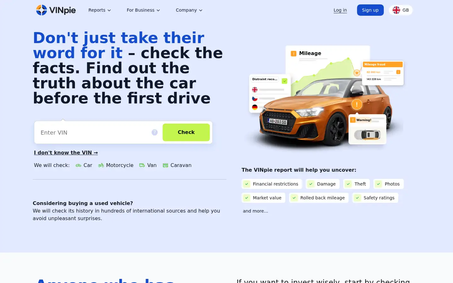 Screenshot of vinpie.com