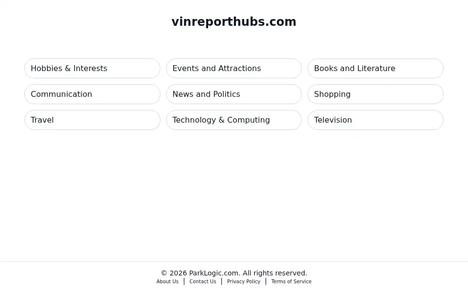 Screenshot of vinreporthubs.com