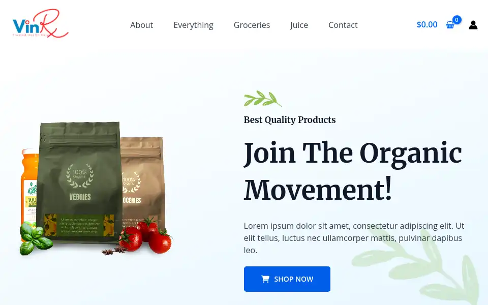 Screenshot of vinrx.com