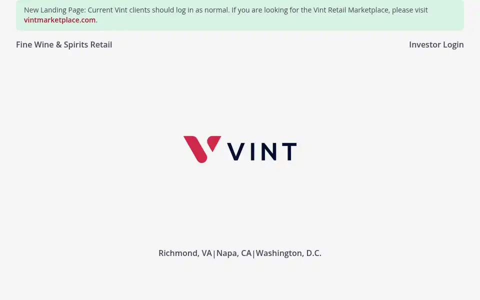 Screenshot of vint.co