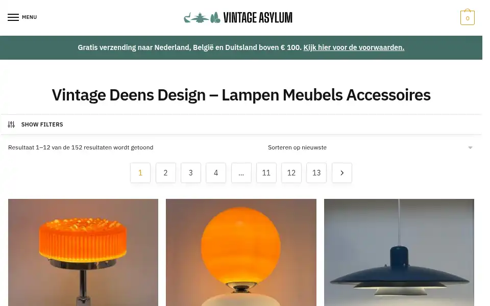 Screenshot of vintage-asylum.nl
