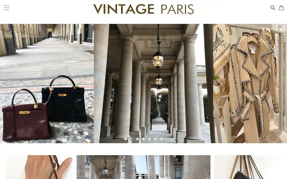 Screenshot of vintage-paris.com