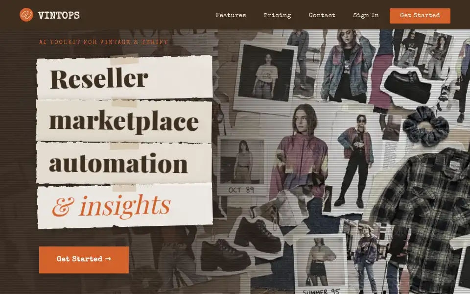 Screenshot of vintops.com