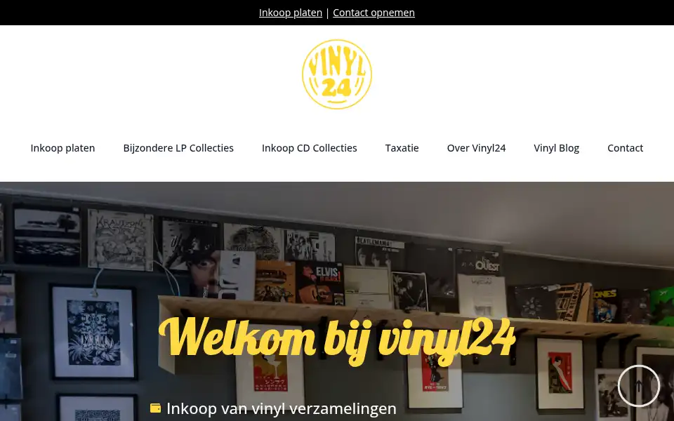 Screenshot of vinyl24.nl