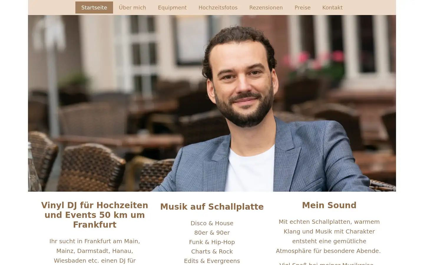 Screenshot of vinyldj.de
