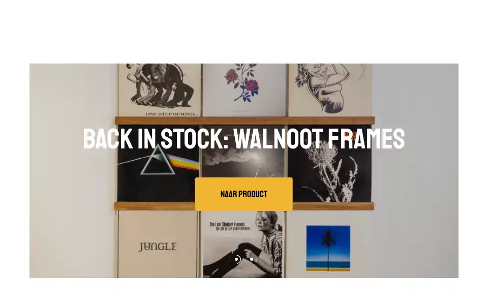 Screenshot of vinylframe.nl
