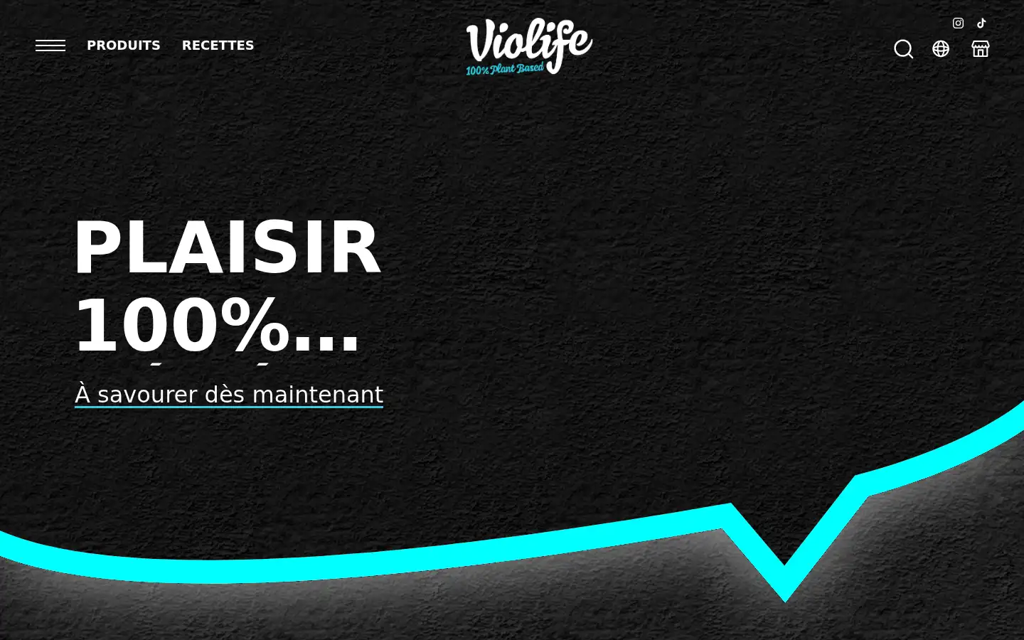Screenshot of violife.com