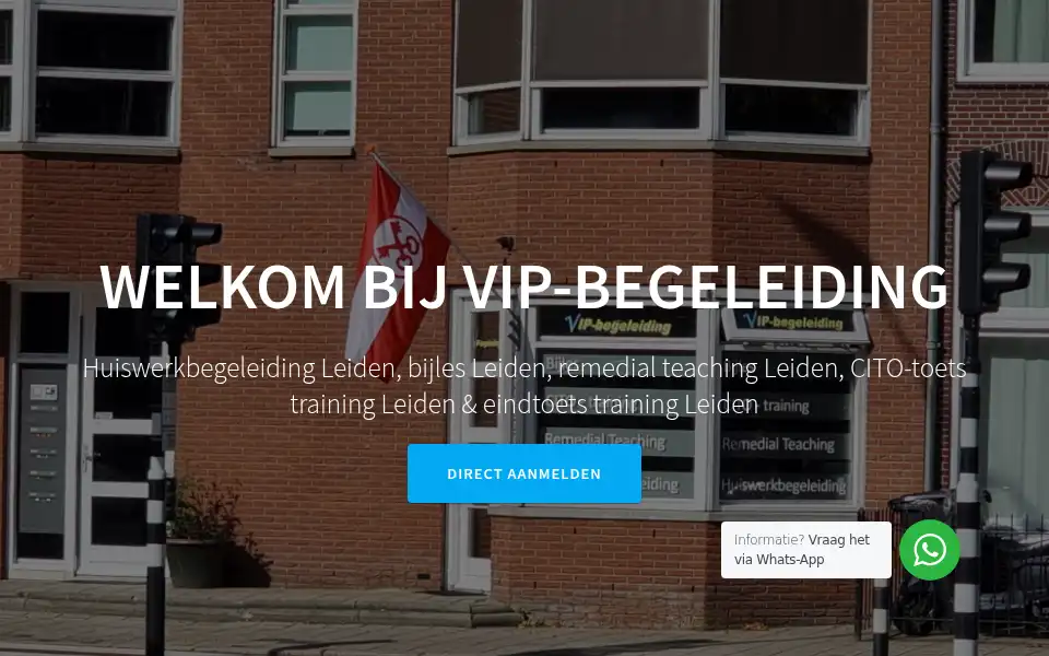 Screenshot of vip-begeleiding.nl