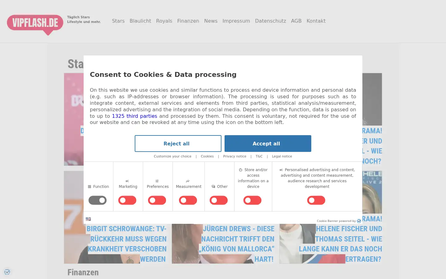 Screenshot of vipflash.de