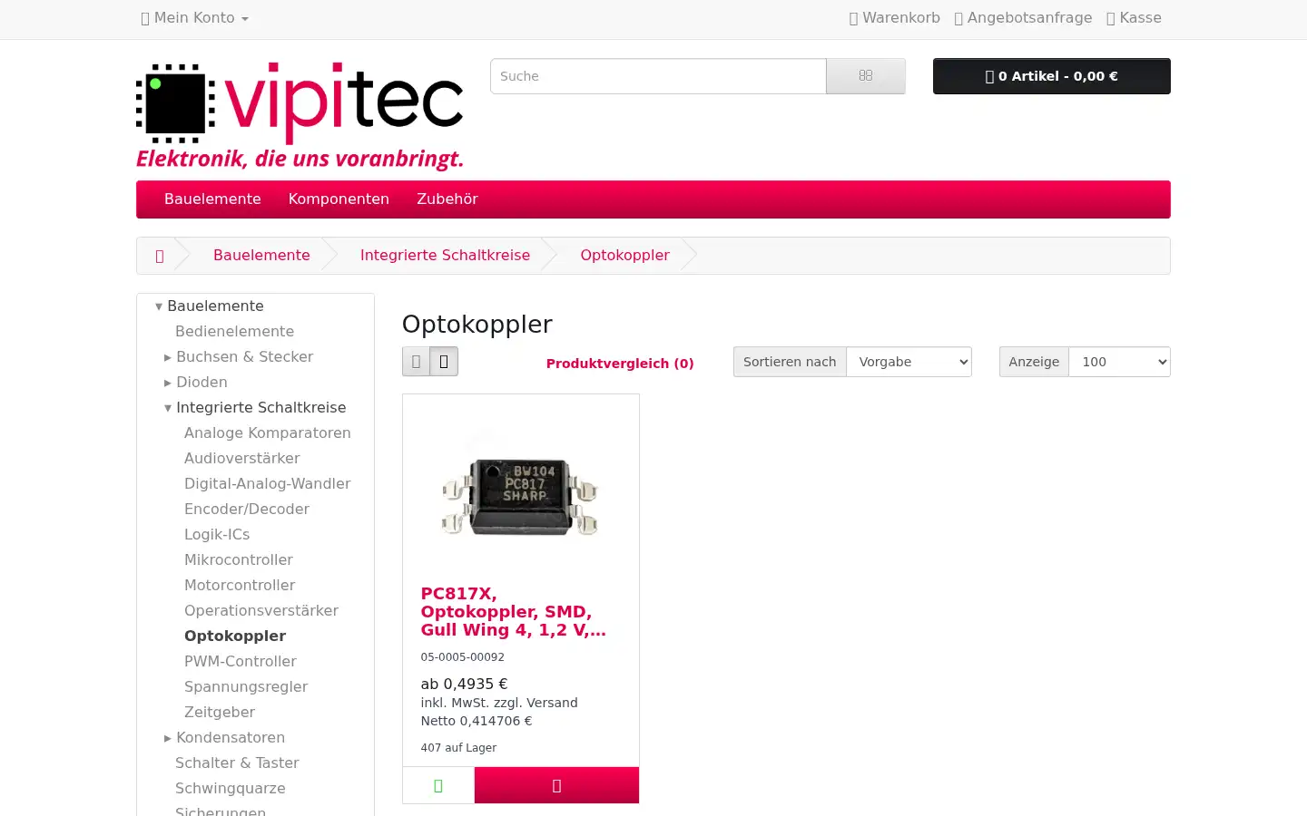 Screenshot of vipitec.de