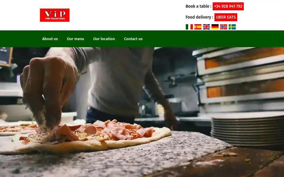 Screenshot of vippizzapuertorico.com