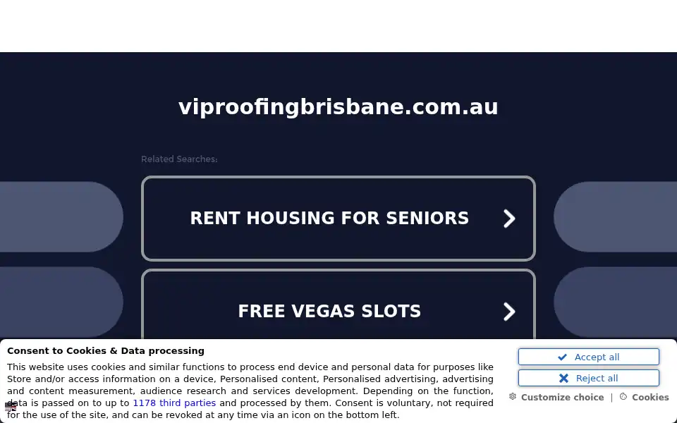 Screenshot of viproofingbrisbane.com.au