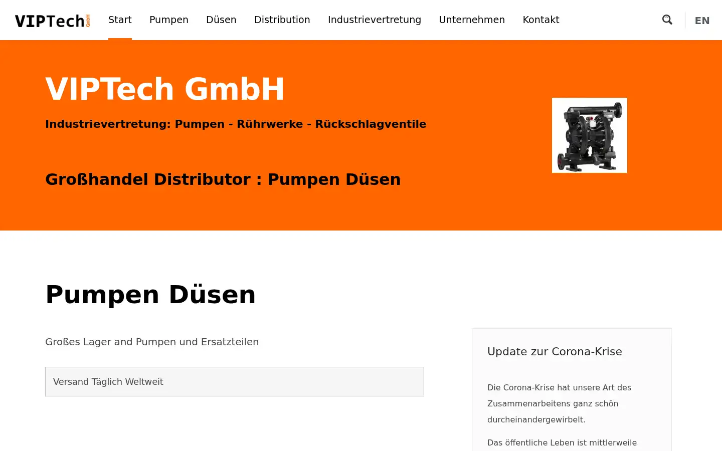 Screenshot of viptech.net