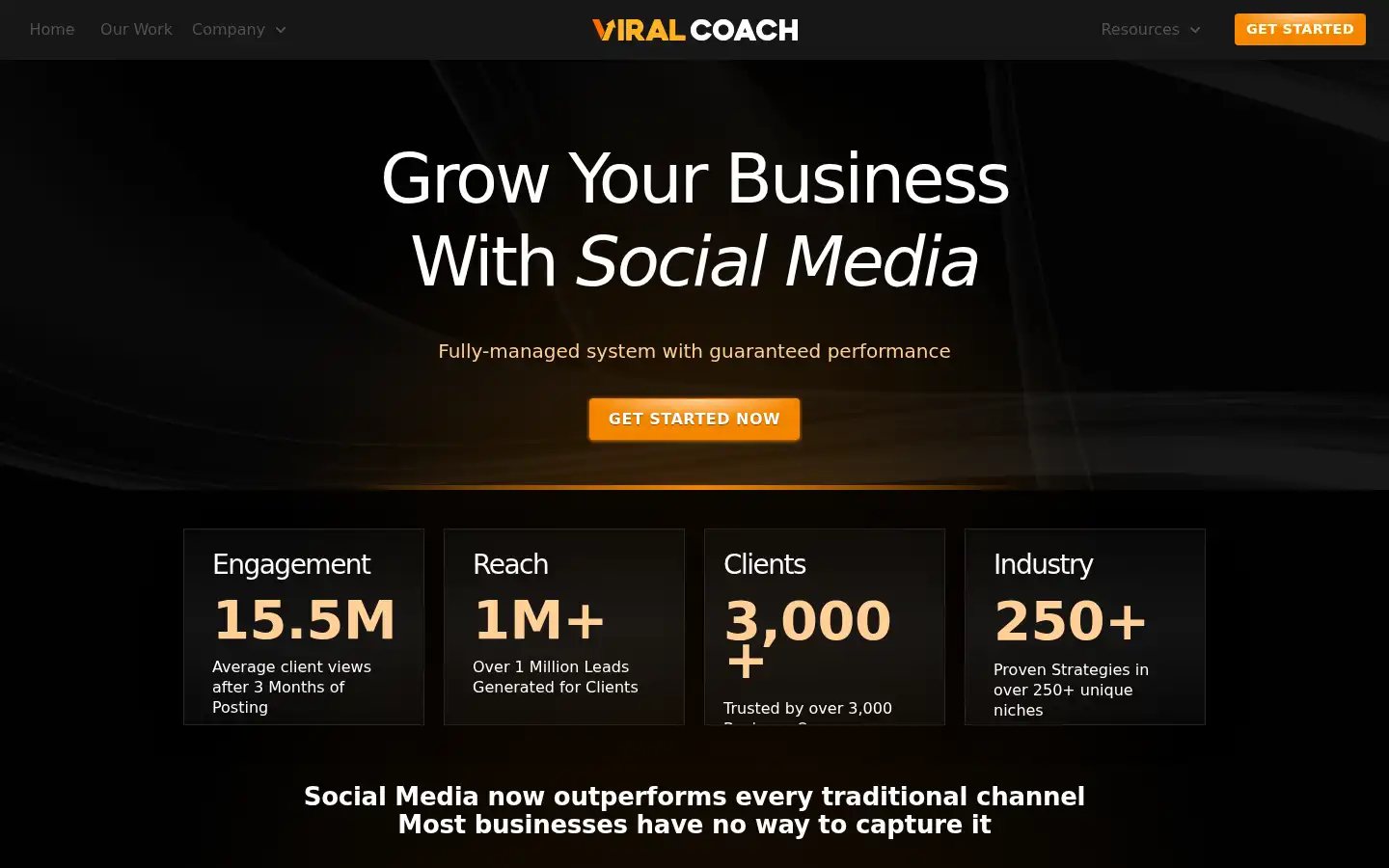 Screenshot of viralcoach.com