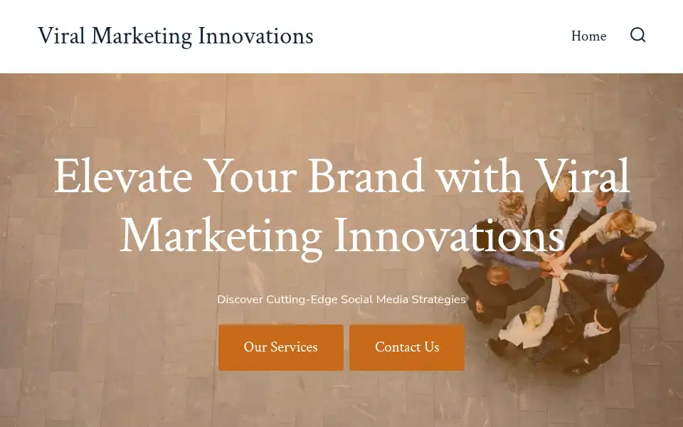 Screenshot of viralmarketinginnovations.com