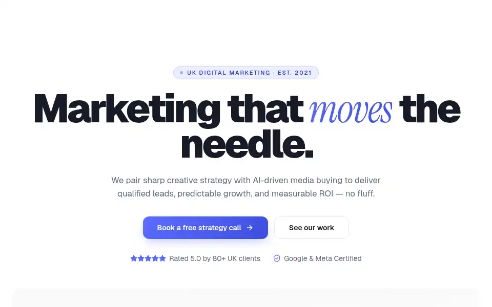 Screenshot of viralmove.co.uk