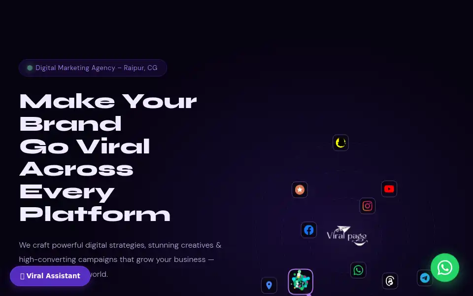 Screenshot of viralpage.co.in