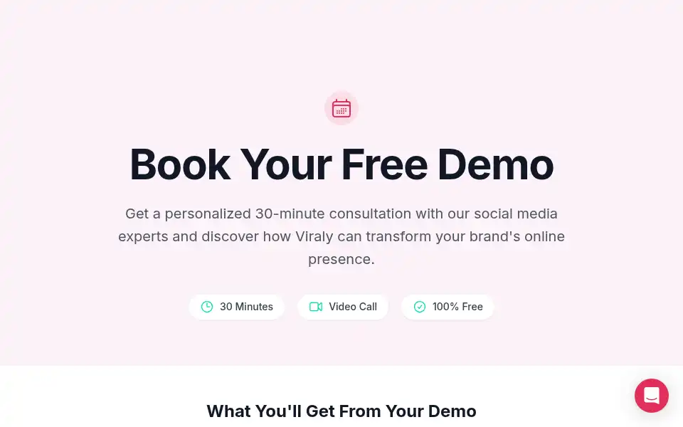 Screenshot of viraly.io
