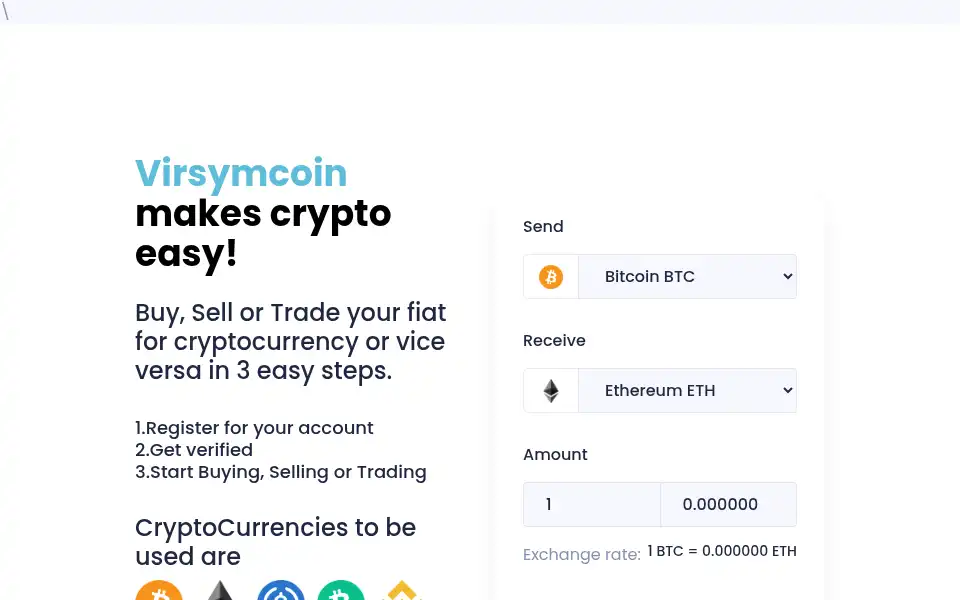 Screenshot of virsymcoin.com