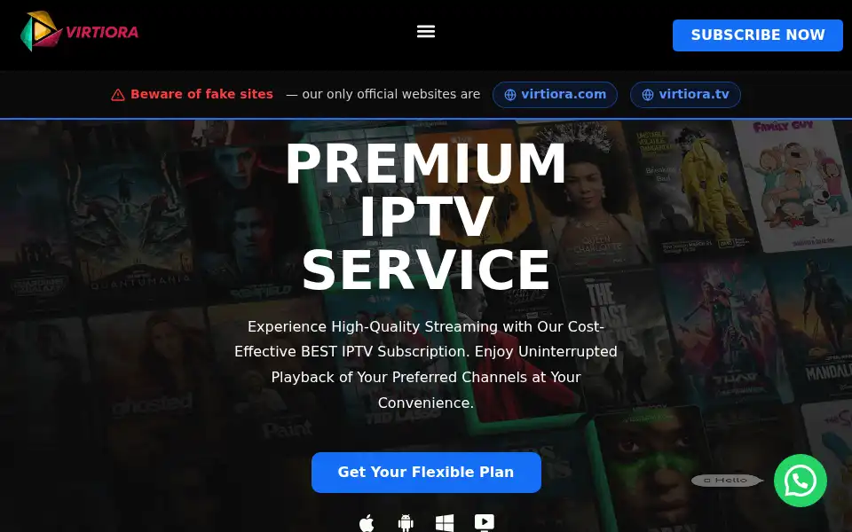 Screenshot of virtiora.com