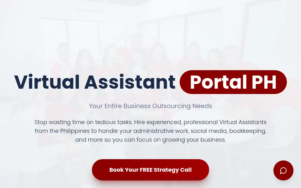 Screenshot of virtualassistantportalph.com