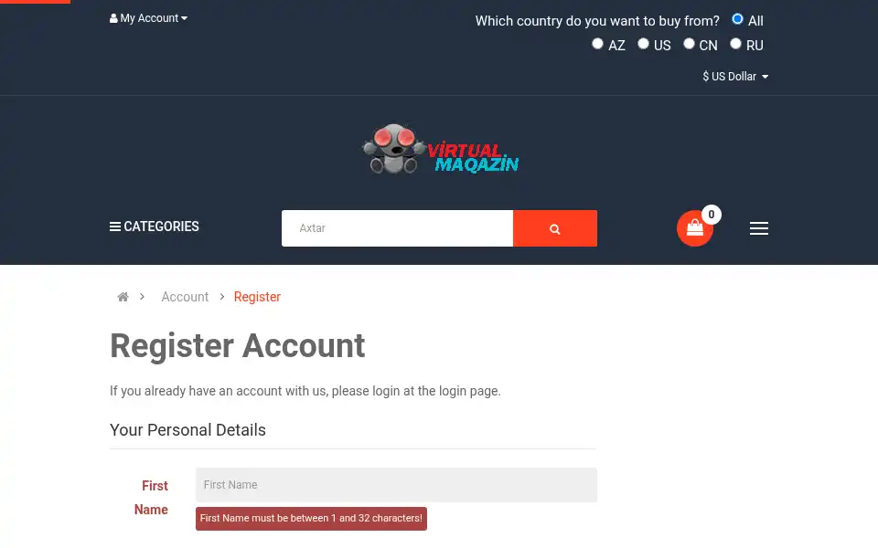 Screenshot of virtualmaqazin.com